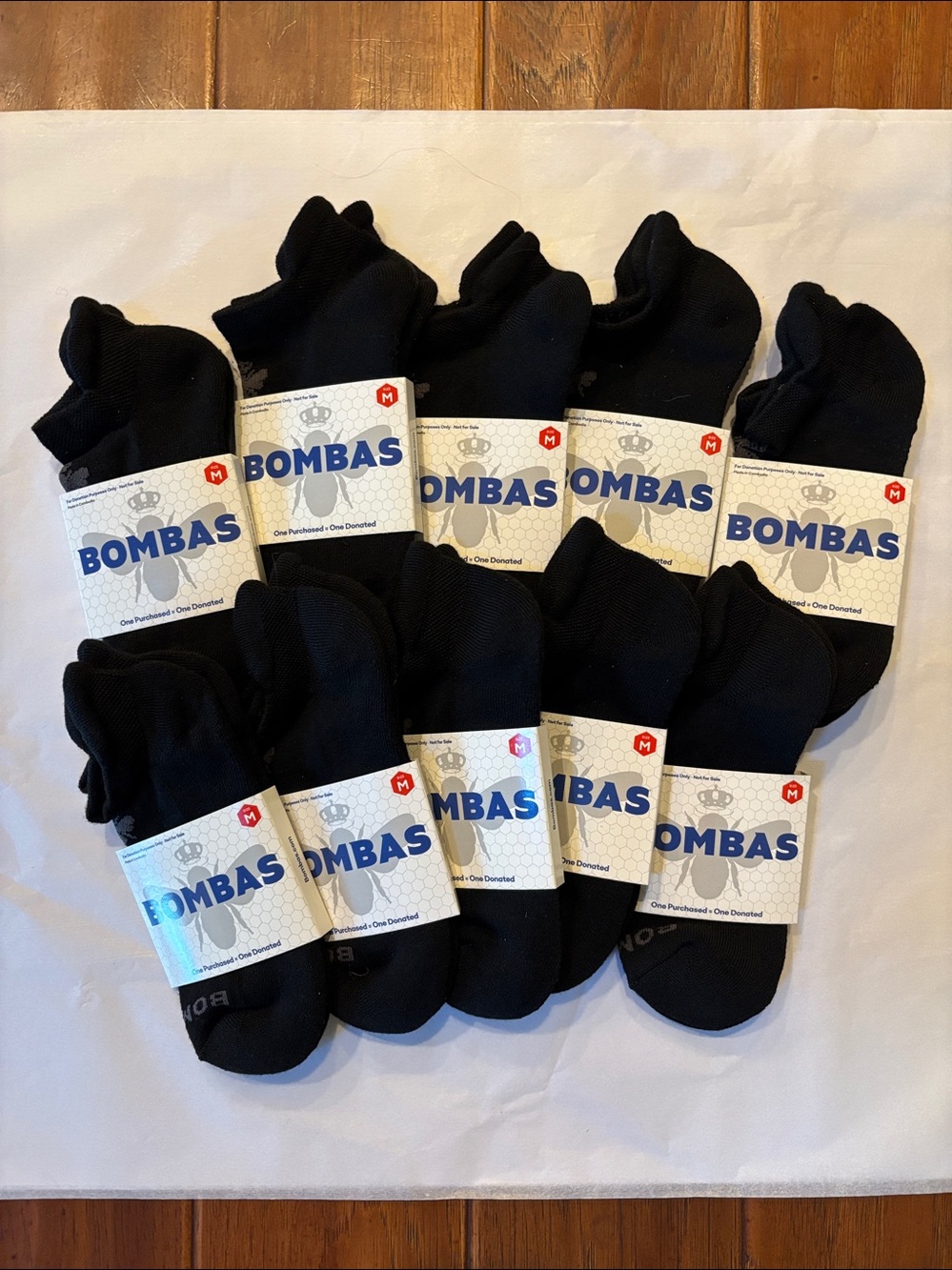 10 Pair Bombas Ankle Socks